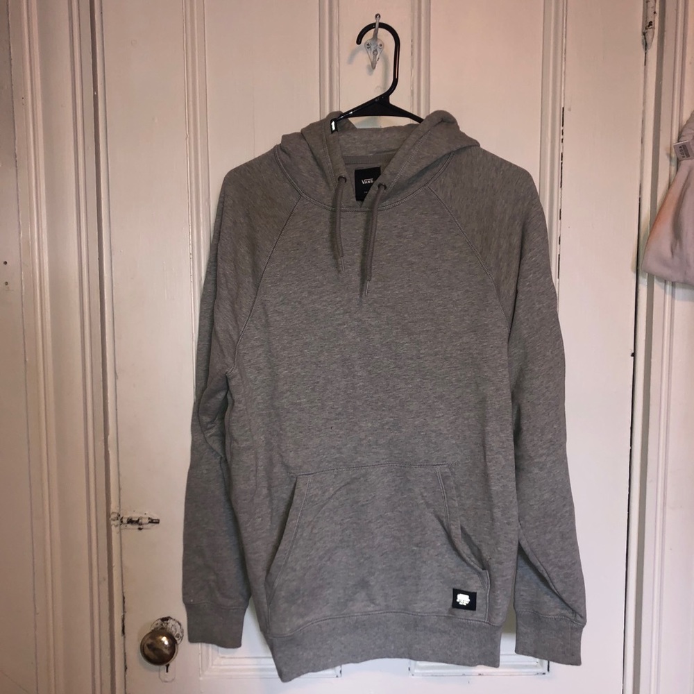 vans grey versa hoodie